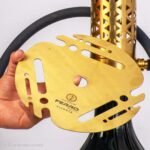 Cocoyaya Vivanta Hookah (Ferro Series) Bronze Stem | Trans. Base