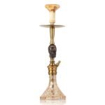 COCOYAYA Terminator Bohemian Hookah - Gold Stem / Transparent Base