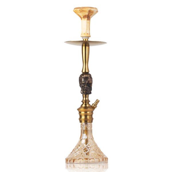 COCOYAYA Terminator Bohemian Hookah - Gold Stem / Transparent Base