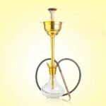 Cocoyaya Yara Hookah - Golden Stem(Transparent Base)