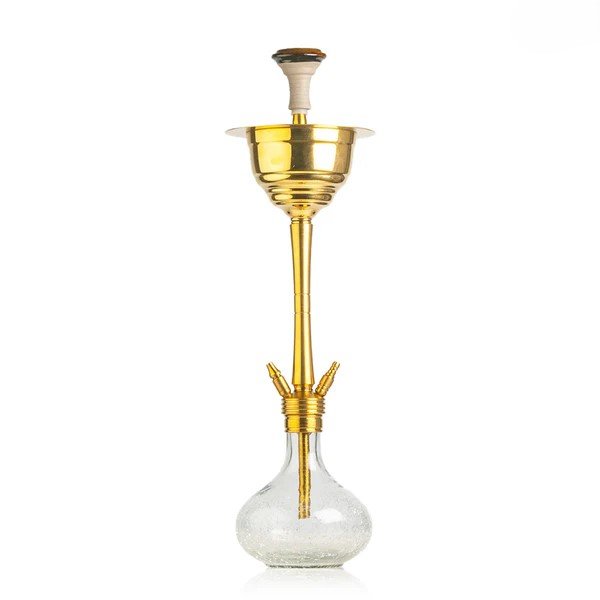 Cocoyaya Yara Hookah - Golden Stem(Transparent Base)