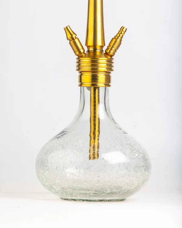 Cocoyaya Yara Hookah - Golden Stem(Transparent Base)