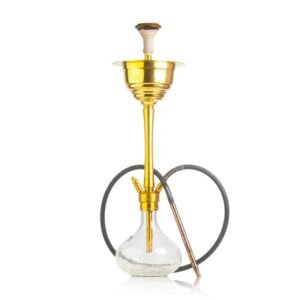 Cocoyaya Yara Hookah - Golden Stem(Transparent Base)