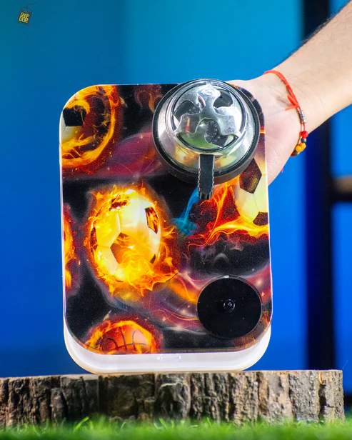 Fire Football Car Hookah- Printed