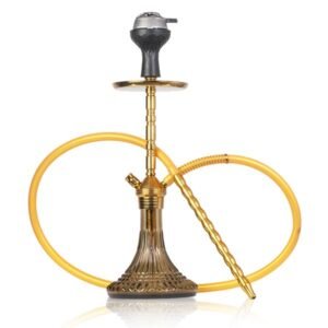 VG France Fighter R2 Hookah 2.0 | Gold Stem | Grey Base | SC | HMD | Bag