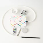 LV-Printed Car Hookah with LED Light & Remote