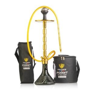 VG Sultan Evans Hookah Amber Base | Bronze Stem | SC | HMD | Bag