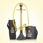 VG Sultan Evans Hookah Amber Base | Bronze Stem | SC | HMD | Bag
