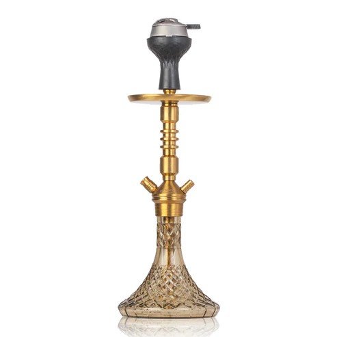 VG France JOE Hookah R3 | Gold Stem | Grey Base | SC | HMD