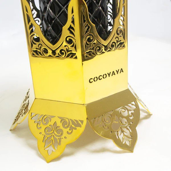COCOYAYA Minar Hookah - Gold Stem / Bottle Base